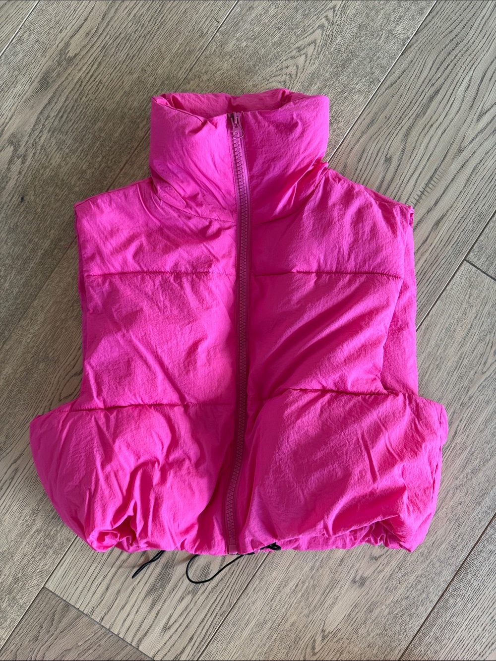 Women’s Bright Pink Puffer Vest size XL